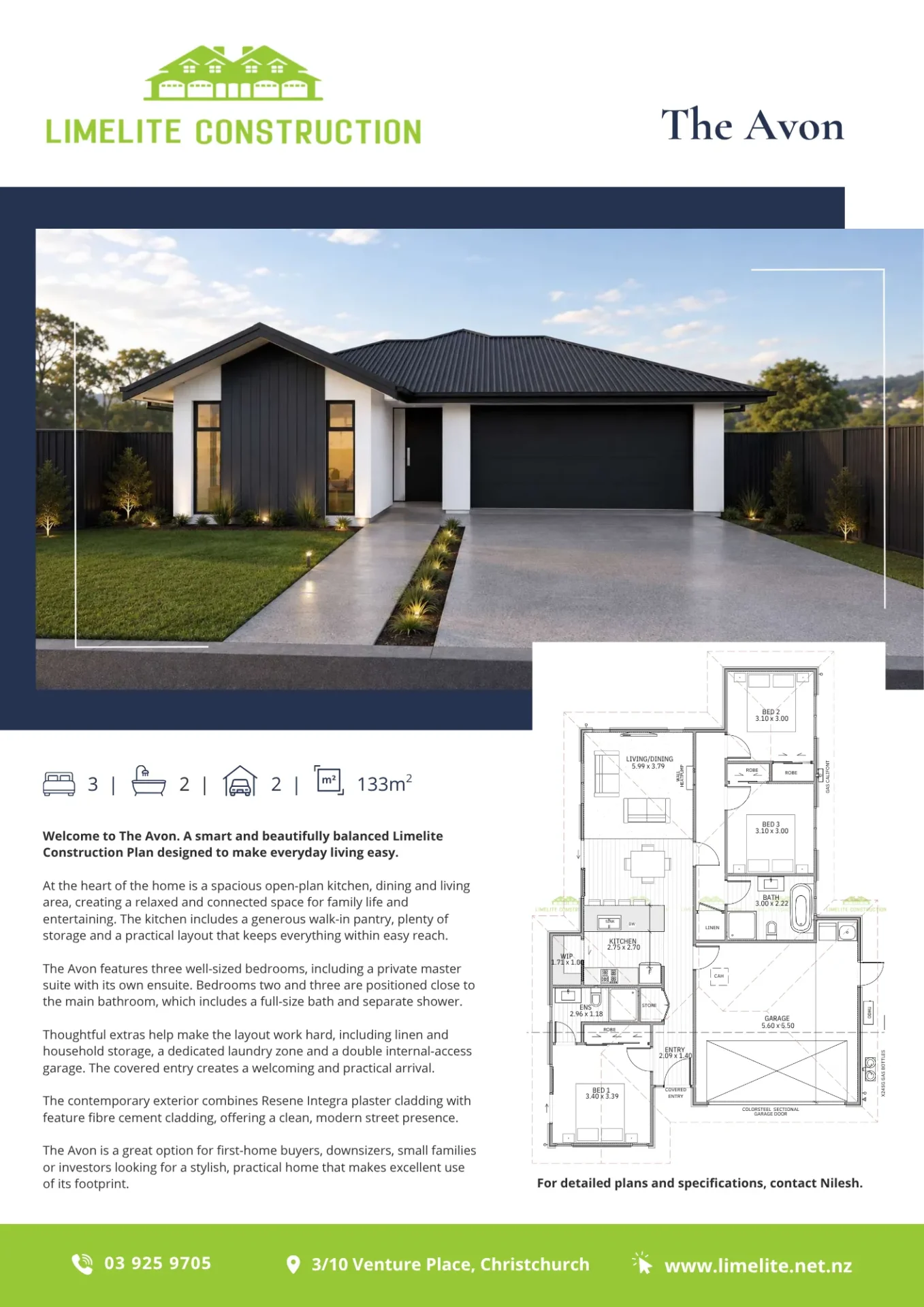 The Avom House Design Limelite Construction
