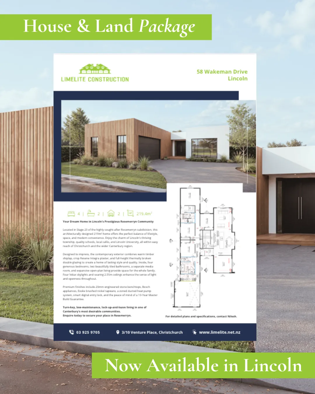 58 Wakeman Drive House and land package